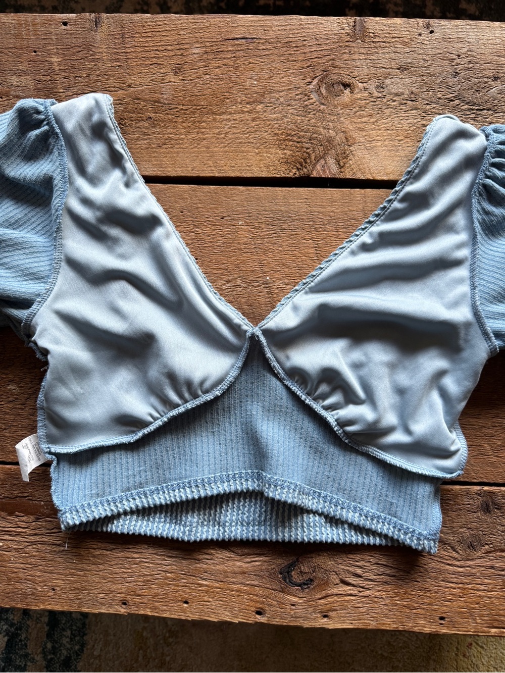 Altar'd State Puff Sleeve Crop Top - Picture 5 of 7